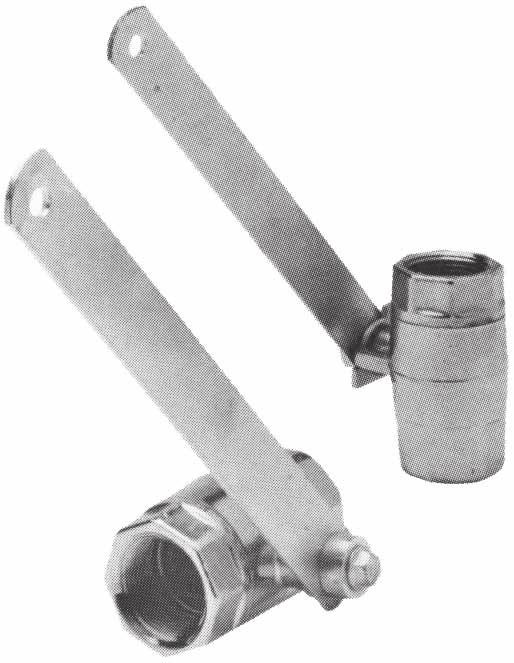 4-8 HAWS/WESTERN EMERGENCY EQUIPMENT 40400047 DESCRIPTION 1 Chrome plated stay open ball valve