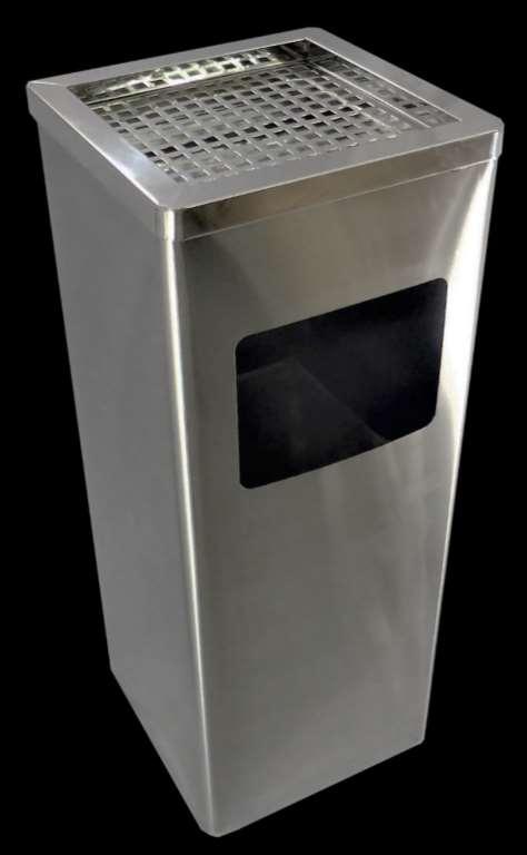 SS111 SS111-AT Stainless Steel Bin Square