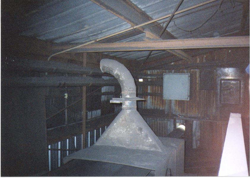 The Bucket Elevator had one (1) exhaust tap located approximately in the middle of the elevator, however there is nothing exhausting the top of the elevator that generates dust from discharging into