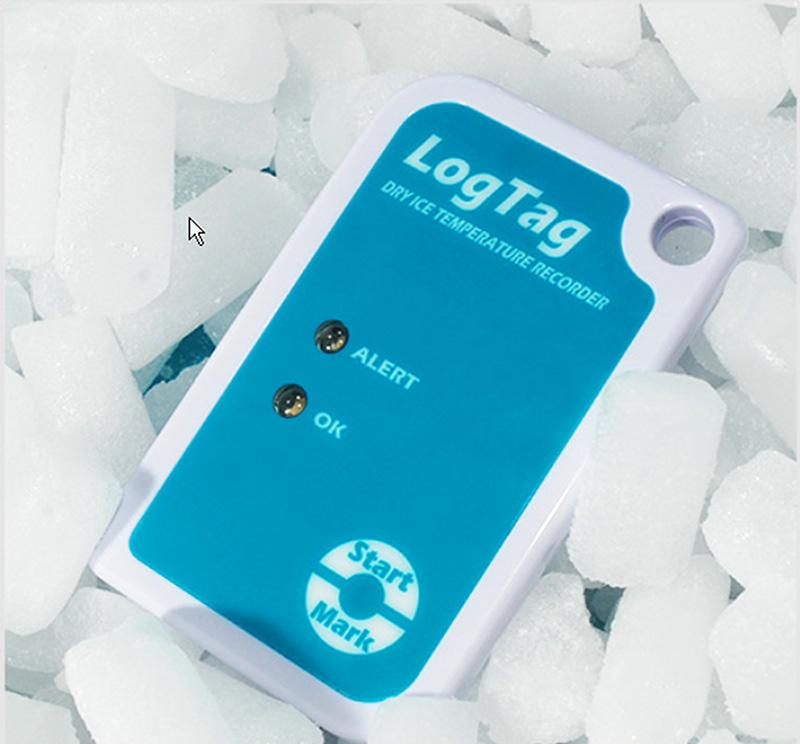 LogTag Dry Ice Probe-Less Low Temperature Recorder The LogTag Dry Ice Probe-less Temperature Recorder operates, measures and stores up to 8000 temperature readings in temperature environments ranging