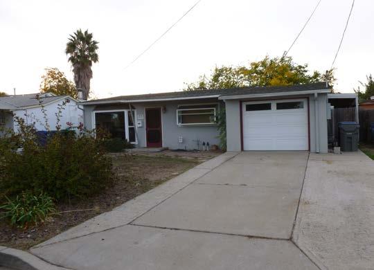 Scope of Work - Single Family, San Diego, CA Project Introduction and Overview Gorgeous renovation in the central area of El Cajon. This 2BR, 1BA, 1 story home is located near parks and schools.