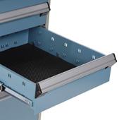 3" RG20-060303 RG22-0303 - 6" 6" 3" RG20-060603 RG22-0603 RG24-0603 Drawer Divider RG10 Clip in place ; 45 angle for identifying compartment contents ; Adjustable every 3" (c/c).