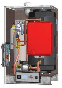PRESTIGE 24 32 EXCELLENCE DESCRIPTION Wall mounted gas fired condensing boiler with integrated DHW tank-in-tank storage cylinder.