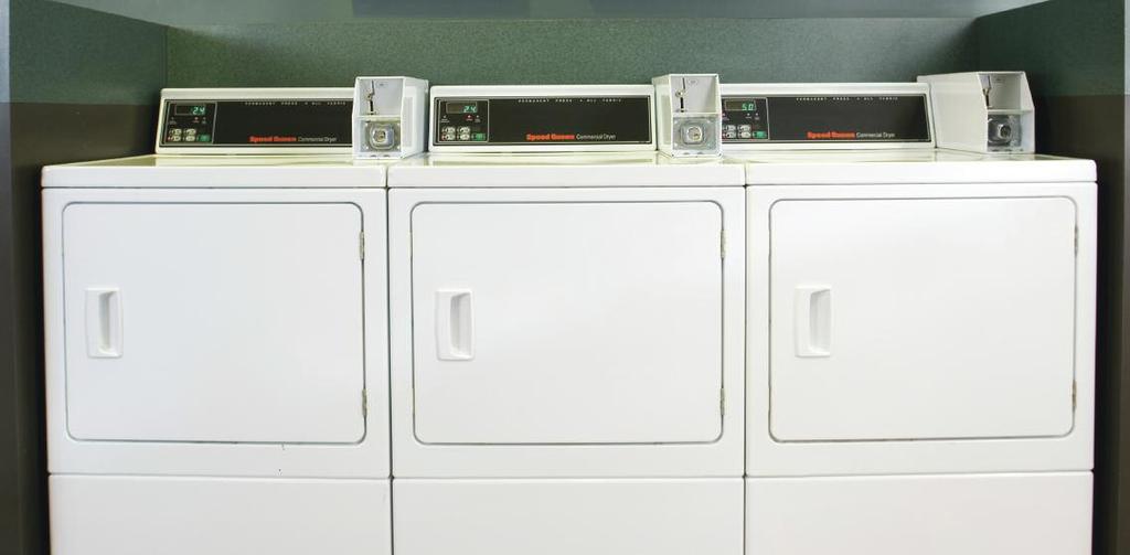 The cylinder capacity also promotes fast drying due to increased tumble action. The dryer s capacity and drying efficiency combine to get customers in and out faster increasing their satisfaction.