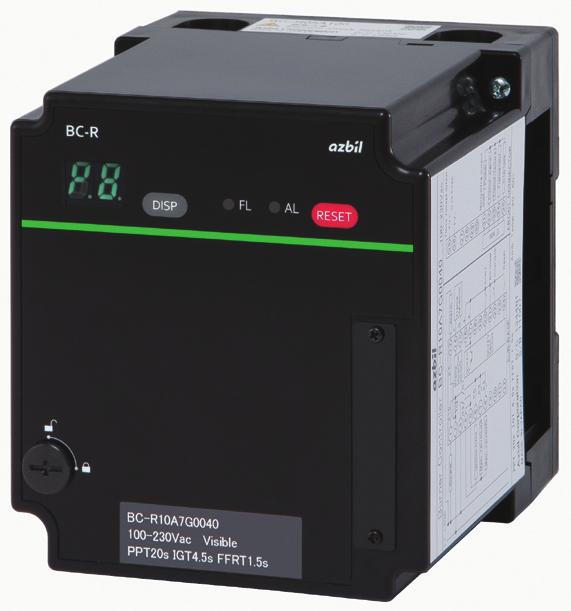 BC-R10 burner controllers can be used with AFD100/110 series visible light flame detectors.