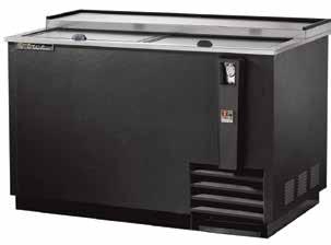 COMMERCIAL SERIES SANDWICH TOP REFRIGERATORS Stainless steel interior and exterior front, sides and top Polycarbonate plastic 1 6 size pans, 4" deep 1 2" thick