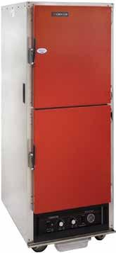 INSULATED HOT HOLDING CABINETS Fully insulated holding cabinet keeps prepared foods at serving temperatures Insulated Dutch doors prevent temperature loss Eleven sets of wire universal angles