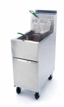 year parts and labor warranty cetlus, NSF, ENERGY STAR SHOWN WITH OPTIONAL CASTERS SUPER RUNNER GAS FRYER