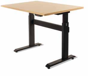freestanding height adjustable tables