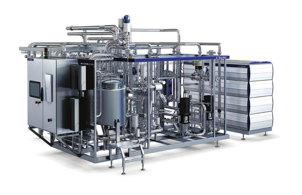 Efficient pasteurization for dairy applications Optional groups and selection of options Automation and control PLC Control system: Siemens or Rockwell 21 Industrial PC operator panel mounted in the