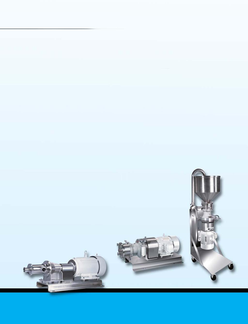 Greerco products provide flexible, cost efficient in-line and batch processing for sanitary, high-shear applications.