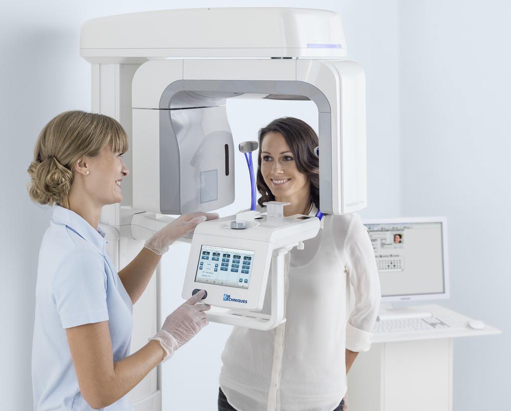 Short Scan Time, low x-ray dose, best image quality At 7 seconds for a panoramic image and 4.1 seconds for a lateral ceph image, the patient s exposure is reduced.