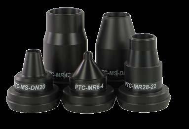 Tubes Outer diameter Inner diameter Nozzles 6 mm 3 mm PTC-MR6-3 6 mm 4 mm PTC-MR6-4 8 mm 5 6 mm PTC-MR8-5 10 mm 5 6 mm PTC-MR10-5 10 mm 7 8 mm PTC-MR10-7 12 mm 8 11 mm PTC-MR12-8 14 mm 9 11 mm