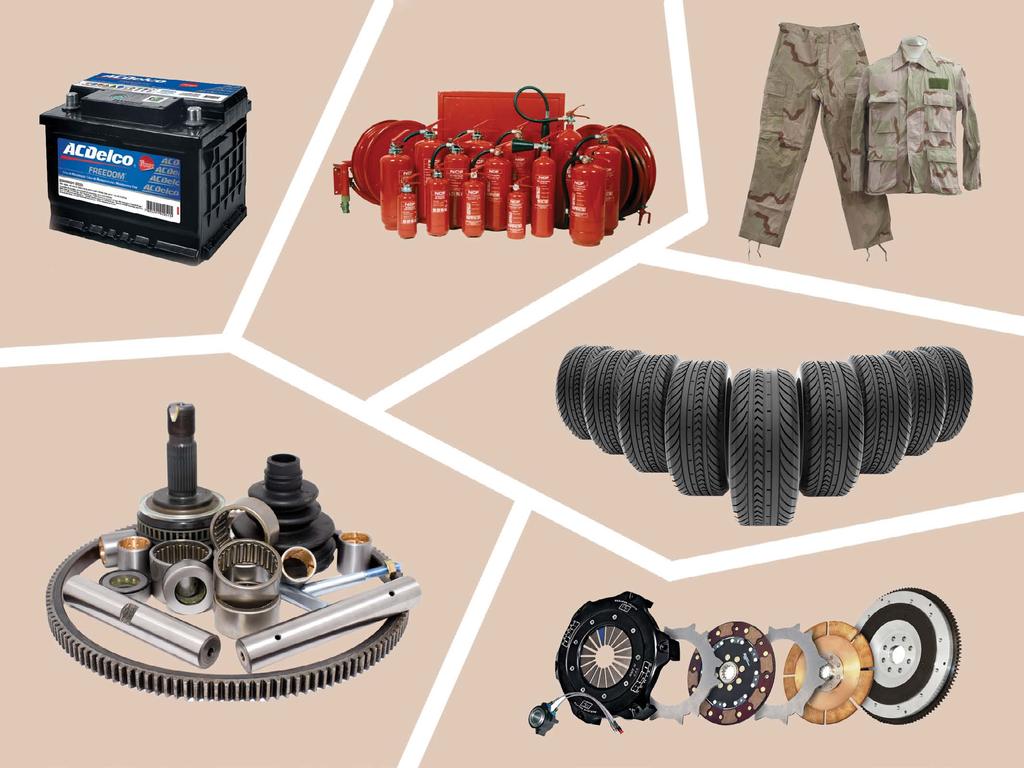 Our Services In a very short span of time, the company had grown to become one of the leading suppliers of various Vehicles Auto Spare Parts, Batteries, Tires, Heavy equipments, Hand tools,