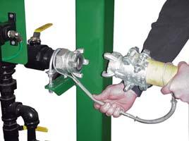2.2.3 Connect the Bull Hose (from the Compressor) to the
