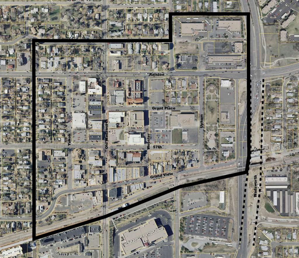 Design Guidelines Update Strategy Report Olde Town Arvada Map of the Project Area Key Study