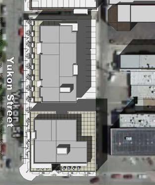 Facade modules 20-30 Building height: 37 feet to top of parapet Parking: Surface parking Alley accessed Open