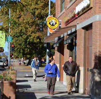 Engage the Public Realm Development in Missoula must respect and engage the public realm to foster pedestrian activity