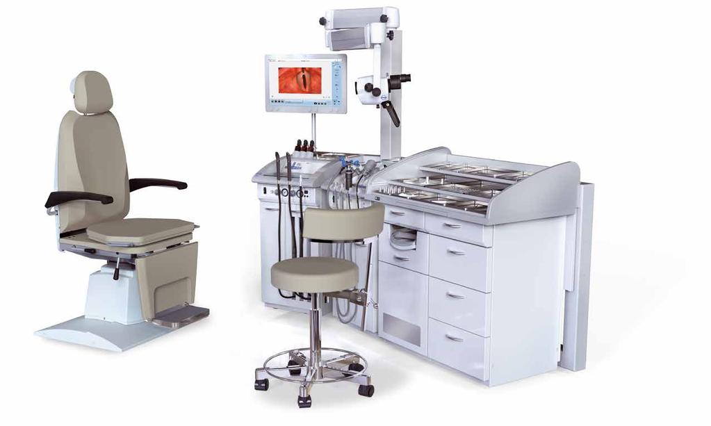 THE CLASSIC CHOICE FOR STANDARD REQUIREMENTS ATMOS S 61 Servant ENT Workstation Vision Instruments Functionality and efficiency in perfect harmony Every ENT practice is different.