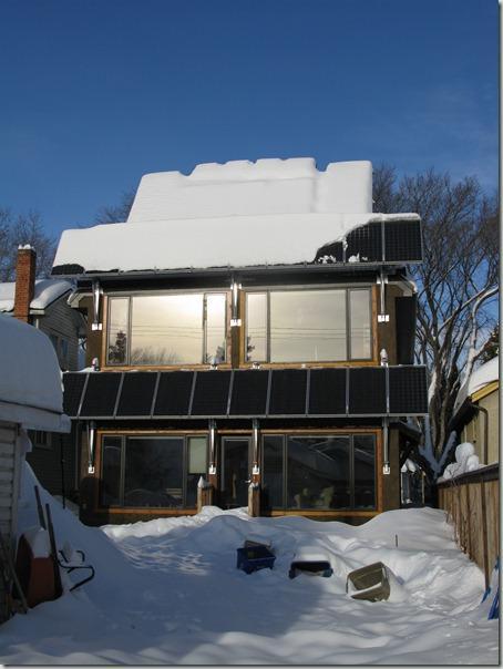 Solar Energy Systems Reduced Solar Energy System Production due to: Snow cover on solar collectors and/or PV arrays.