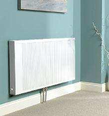 Aluminium conducts heat 4 times quicker than steel which enable our radiators to reach temperature much faster than steel radiators.