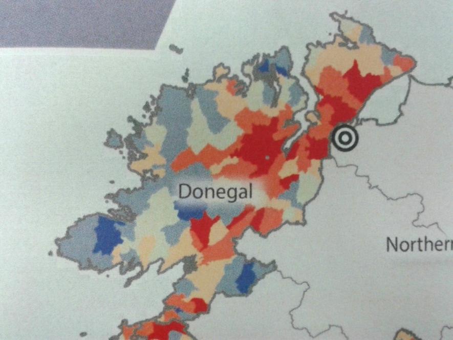 County Donegal Development Plan 2018-2024 Figure 1.3: Population change (%) in County Donegal, 1991 to 2016 by Electoral Division (ED) Source: Extract from www.npf.ie 1.