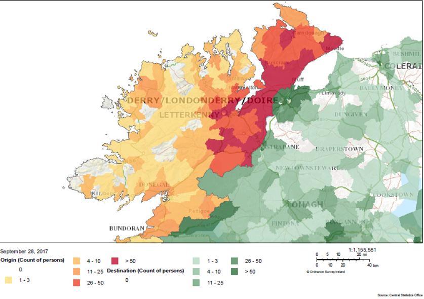 County Donegal Development Plan 2018-2024 The dynamics of living, working and investing in this border region are cross cutting over a range of themes.