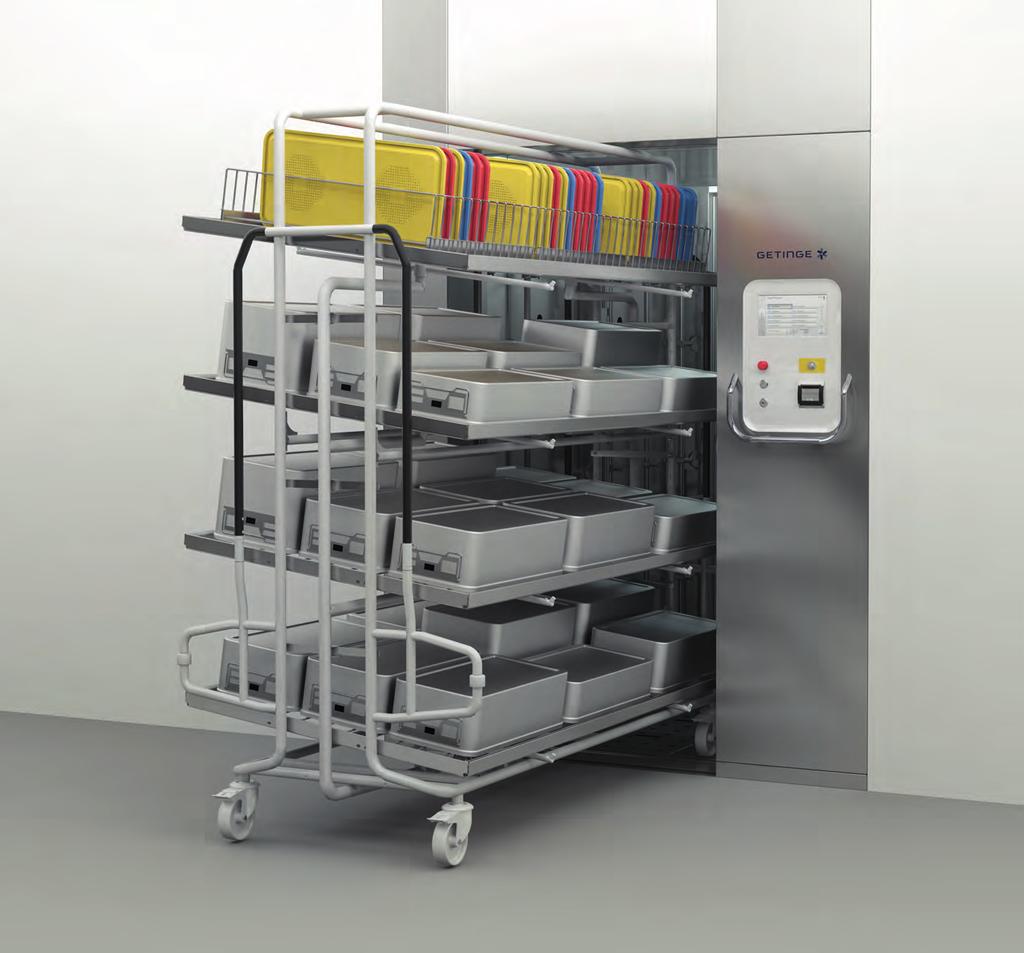 Getinge 9100E Cart Washer-Disinfector Your safe, efficient and sustainable cleaning solution