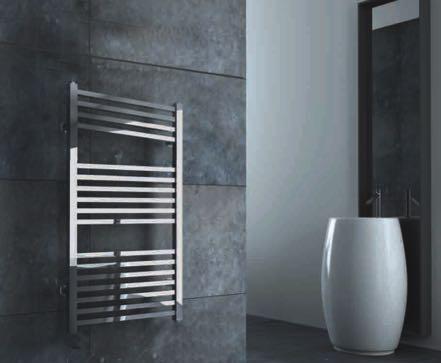Our heated towel rails provide comfort and warmth, complemented by a sleek and elegant design.