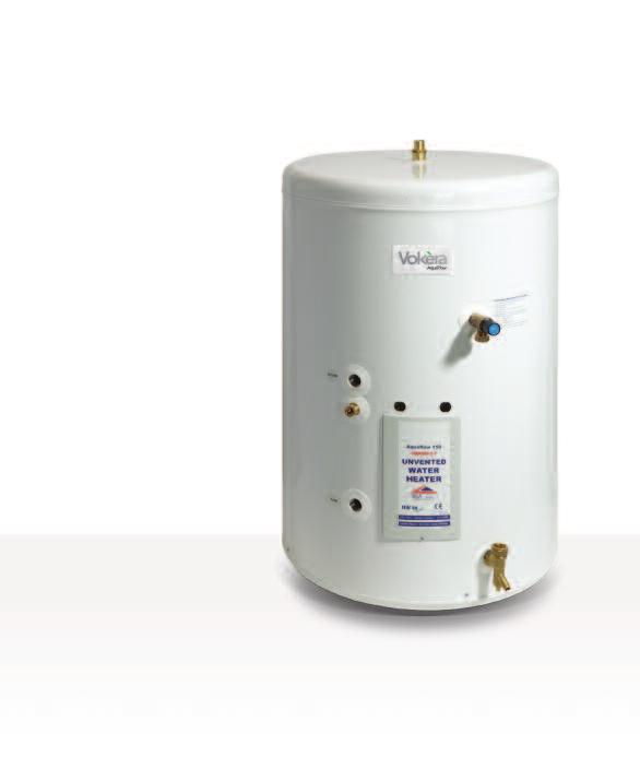 AquaFlow Unvented single coil water cylinder FOR USE WITH MYNUTE VHE, MYNUTE i AND VISION S BOILERS For use with Vokèra Mynute VHE open vent boiler, Mynute i system boiler and Vision S boiler.