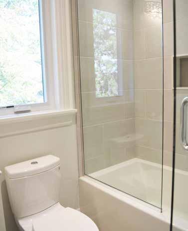 glass shower, is an ideal second master bedroom or guest suite.