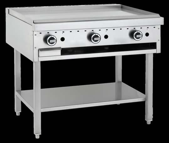 TEPPANYAKI GRILLS With a reduced unit depth and low-skirt profile, the Luus Teppanyaki Grill is