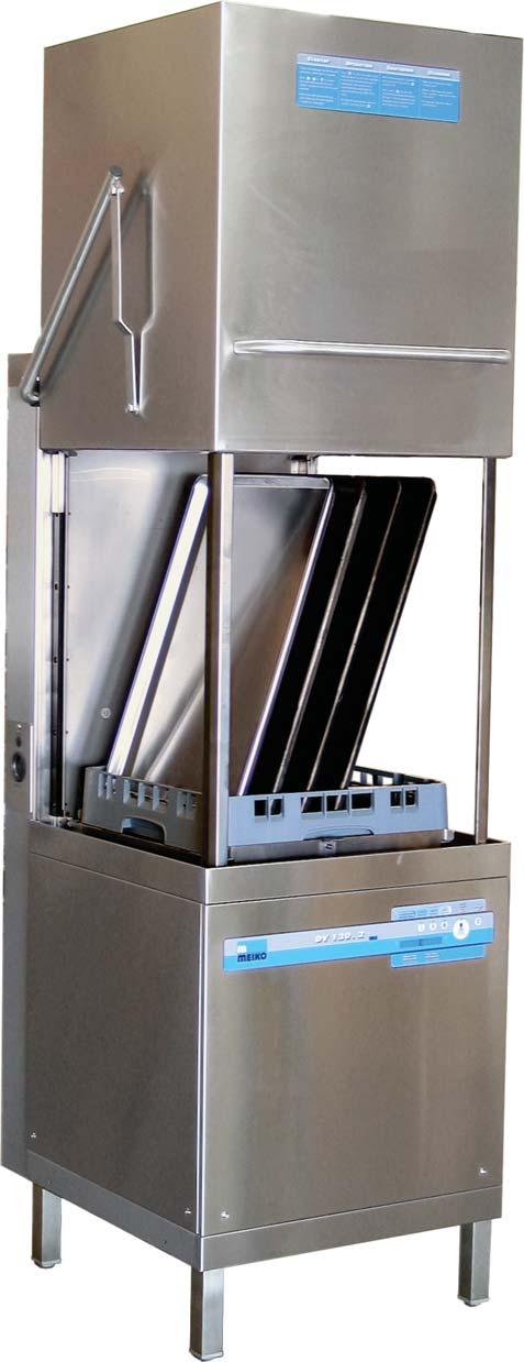 V 120.2 T HOT ATER SANITIZING TALL HOO VARIOTRONIC TM OOR-TYPE ISHASHER/ UTENSIL ASHER The clean solution Standard Features: Special Features: Capacity 52 racks per hour ater consumption 1.