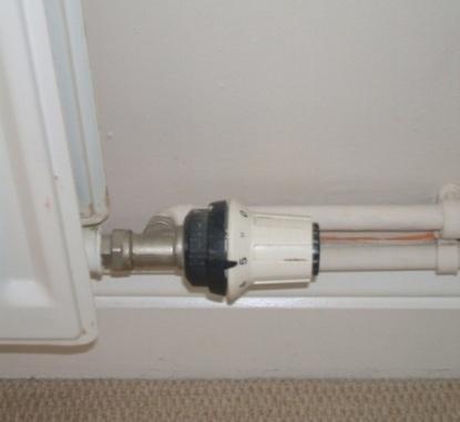 A Thermostatic Radiator Valve (TRV) is added to each individual radiator to permit different room temperatures around the home.