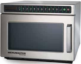 Digital Timer, 100 Programs, 22"W x 19"D x 13 7 8"H Commercial Heavy-Duty Microwave Oven Stainless steel exterior and