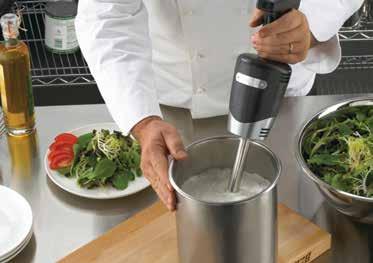 750W, 25 gal/100 qt Hand Held Power Mixers All stainless steel knife, bell and shaft