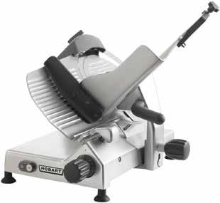Top-mounted all metal knife sharpener Precise slice adjustment to a thickness of 9 16" 115V ETL,