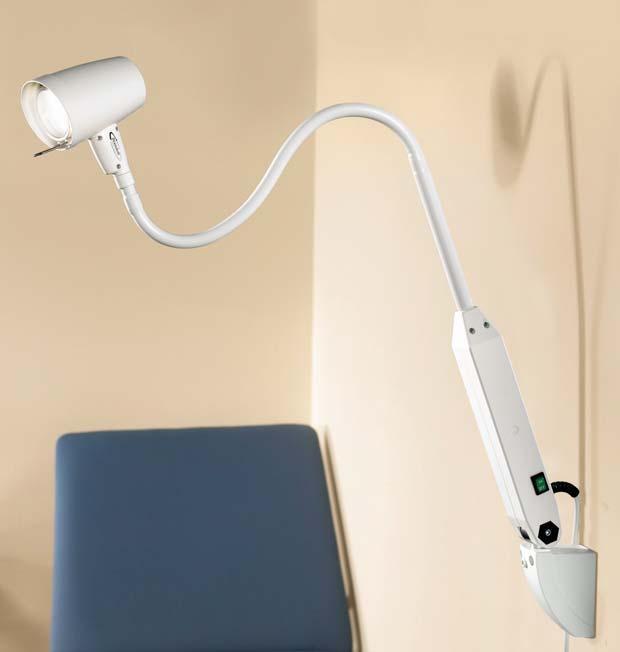 Application General Practice Examination rooms Main Features Spot and flood light Intense cool light Dimming function Choice of FX spring-balanced or SX multiflex arms MT6008 An ideal entry-level