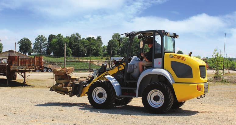 It offers ergonomic and performance features that include more lift, better reach, faster drive speeds and greater operator visibility.