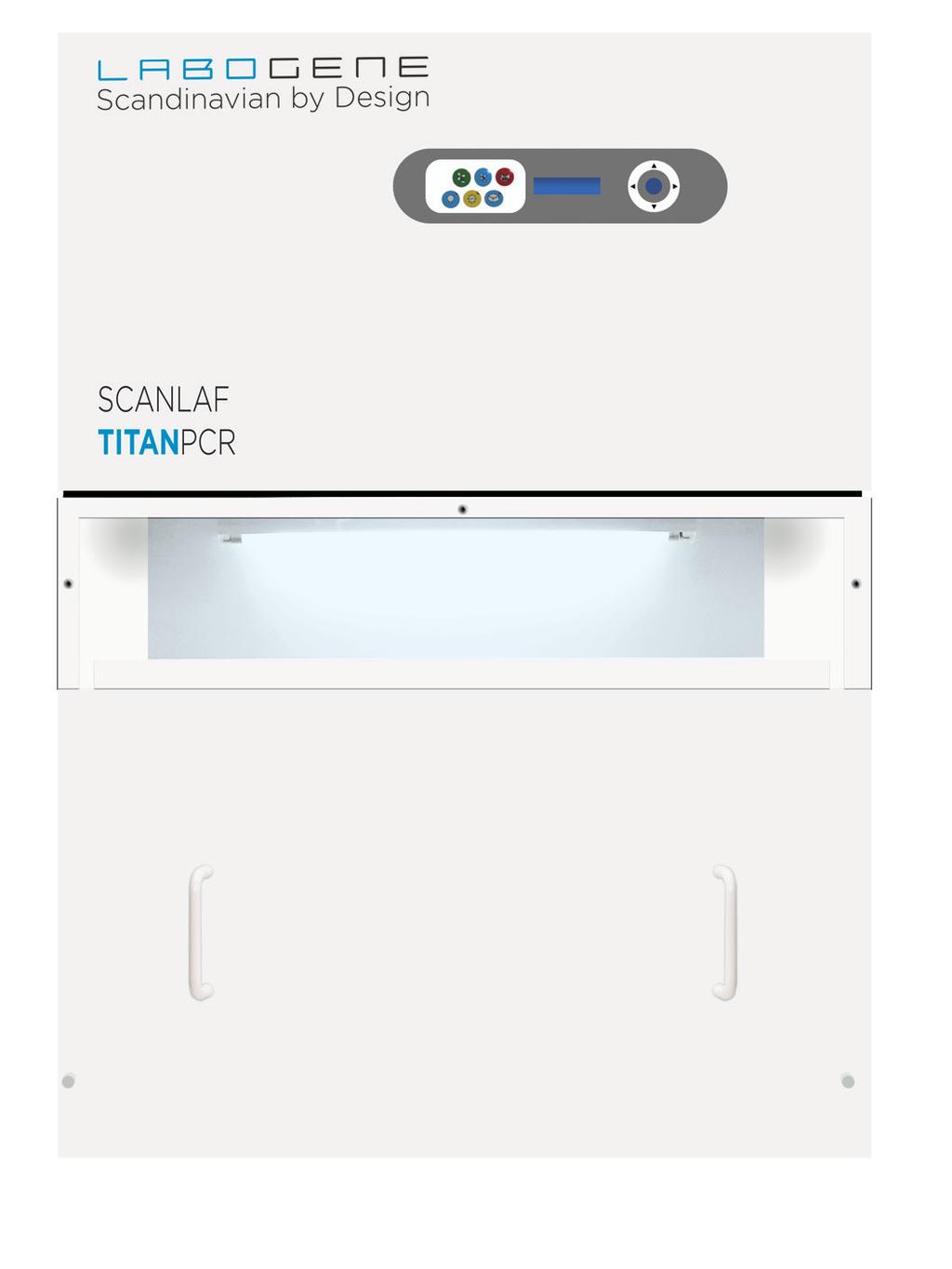 TITAN PCR OFFERS ADDITIONAL FEATURES & BENEFITS The integrated control panel with LCD display is conveniently positioned for easy viewing and operation.