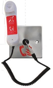 phone and cable Low-noise telephone jack Addressable telephone jack on fire panel loop
