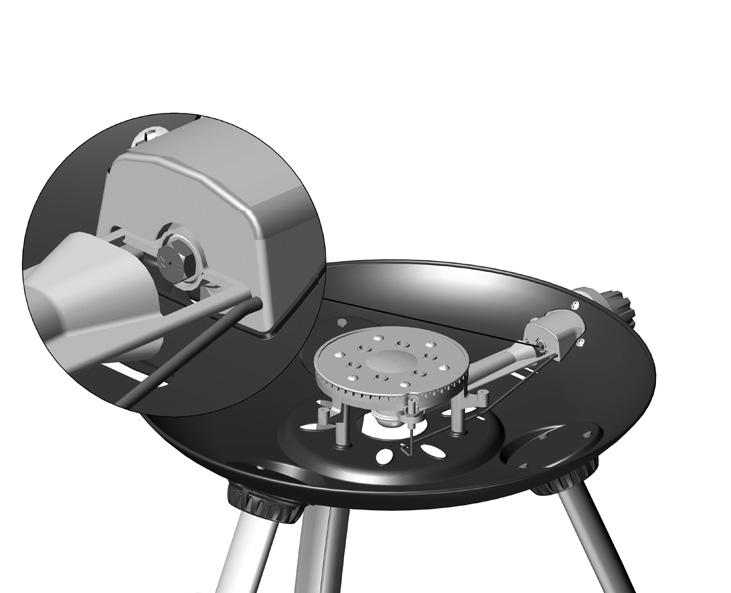 Do not use sharp metal objects or abrasive detergents on the vitreous enamel coated surface. BBQ: Remove the fat from the moat at the bottom of the and clean as described for the Skottel BBQ.