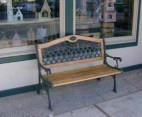Street Furniture includes seating, planters and displays.