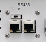 RS485 Communication Port Security Features to protect samples The RS485 provides serial