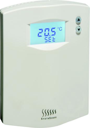 The optional display can be used for local indication and alarming. Model Type Model Description TER TER Active Room Temperature Sensor (Controller), 0.