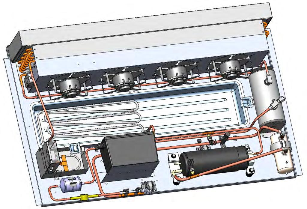 REFRIGERATION PACKAGE LAYOUT, CONT.: MODEL GCD856R SELF-CONTAINED UNIT 2.
