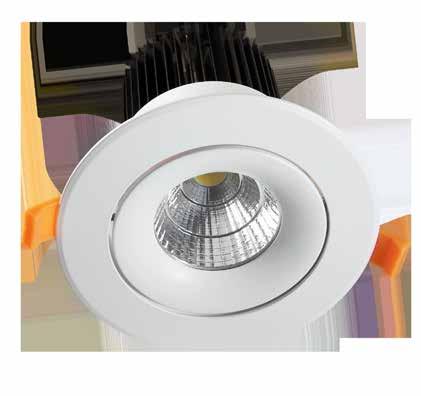lighting. Each downlight can be tailored to your specifications, featuring an adjustable housing with 40 of lateral tilt (±20 ).