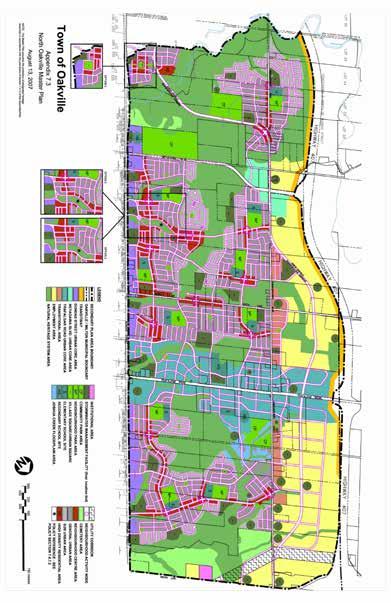 Figure NOE 2, Land Use Plan, designates the portion of the Site outside of the Natural Heritage System Areas, and east of Trafalgar Road as Trafalgar Urban Core Area.