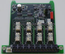 ) See dwg 512 G3-26. Figure 4. 8 zones expansion board 4580, 8 relays expansion board 4581 and In- and outputs expansion board 4583.
