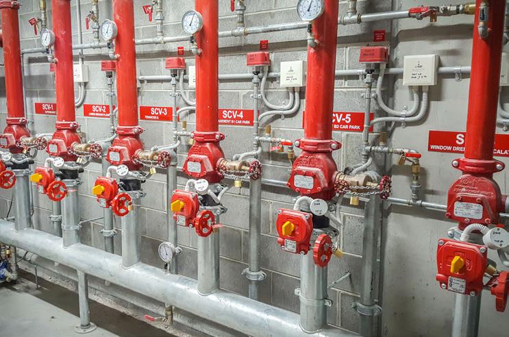ODS & SGG Alternatives for the Fire Protection Industry 2018 06 Water sprinkler systems Water is still one of the most useful and cost-effective ways to put out a fire.